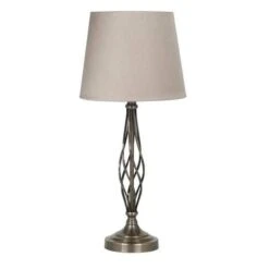Josie Antique Brass Metal Table Lamp