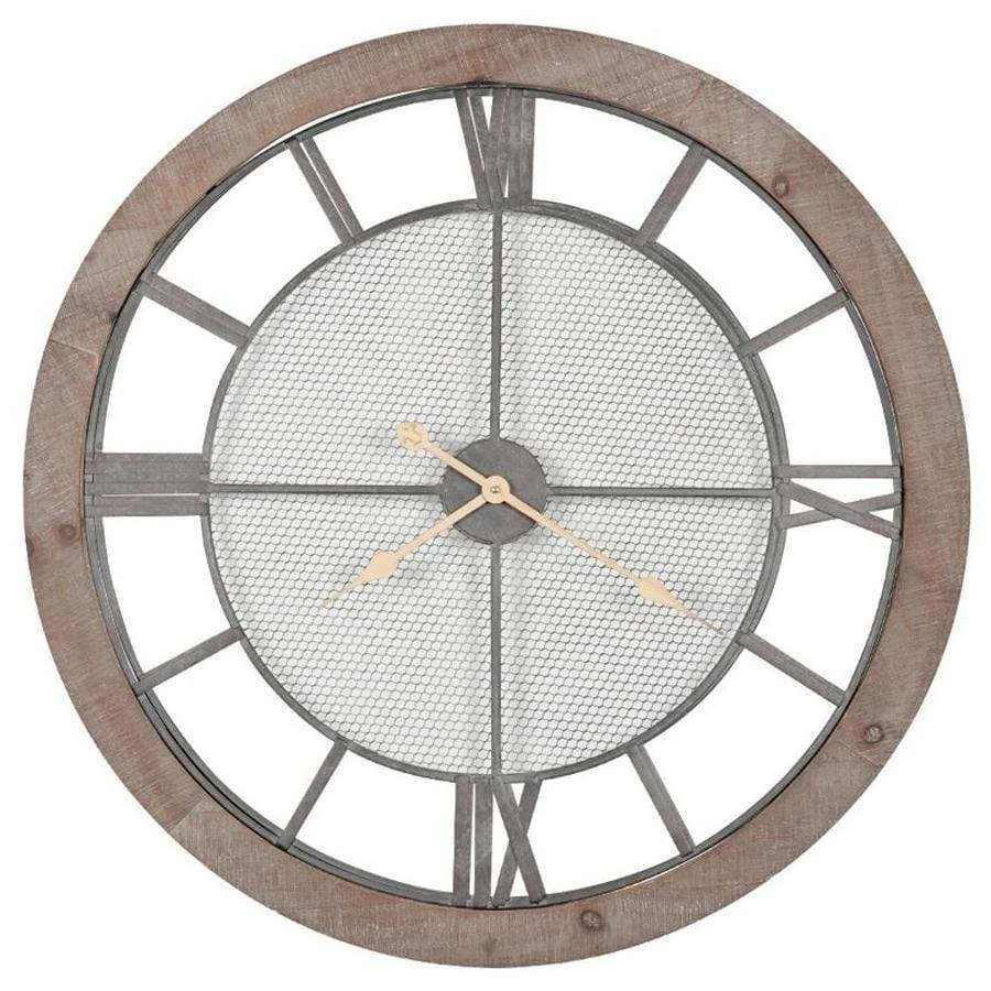 Pacific Lifestyle Natural Wood Round Wall Clock 3 Pacific Lifestyle Natural Wood Round Wall Clock