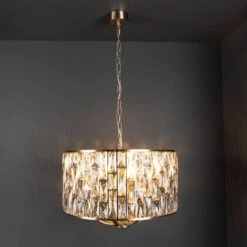 Florida 8 Light Gold Pendant