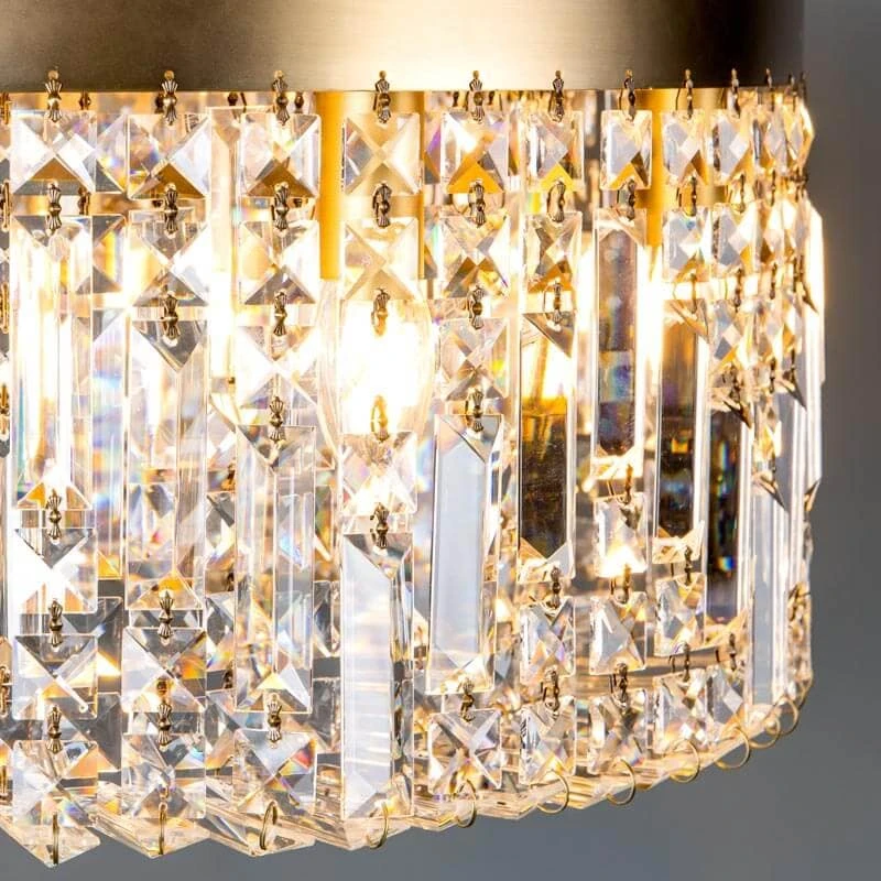 Wisconsin Round 8 Light Pendant Gold Ceiling Light 4 Wisconsin Round 8 Light Pendant Gold Ceiling Light - Image 2