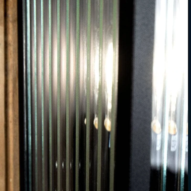 Provence Ribbed Glass Box Frame Lantern 5 Provence Ribbed Glass Box Frame Lantern - Image 3