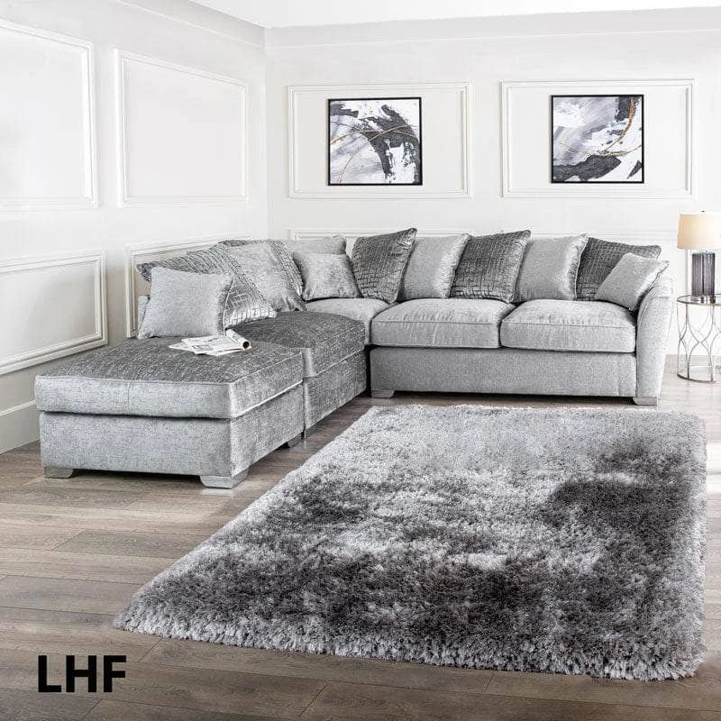 Rene Chaise Sofa - Grey 4 Rene Chaise Sofa - Grey - Image 2