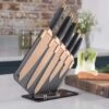 Rkw Tower Damascus Style Rose Gold 5 Piece Knife Block Set -Taskers Sale Shop rkw tower damascus style rose gold 5 piece knife block set rkw tower damascus knife set rose 5p 16478050582614