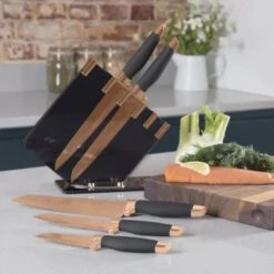 Rkw Tower Damascus Style Rose Gold 5 Piece Knife Block Set 9 Rkw Tower Damascus Style Rose Gold 5 Piece Knife Block Set -Taskers Sale Shop rkw tower damascus style rose gold 5 piece knife block set rkw tower damascus knife set rose 5p 16478069260374