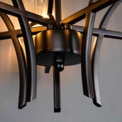 Rome 5 Light Matt Black & Ribbed Glass Pendant Light -Taskers Sale Shop rome 5 light matt black ribbed glass pendant light 60006131 31467391877206