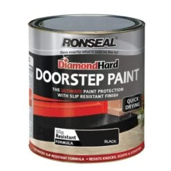 Ronseal Diamond Hard Black Doorstep Paint