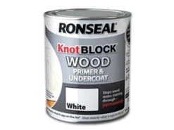 Ronseal Knot Block White Wood Primer And Undercoat 2.5 Litre