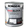 Ronseal Knot Block White Wood Primer And Undercoat 750Ml -Taskers Sale Shop ronseal knot block white wood primer and undercoat 750ml rnseal knot primer ucoat white 750ml 28785129029718