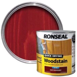 Ronseal Quick Drying Deep Mahogany Satin Wood Stain