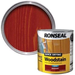 Ronseal Quick Drying Mahogany Satin Wood Stain