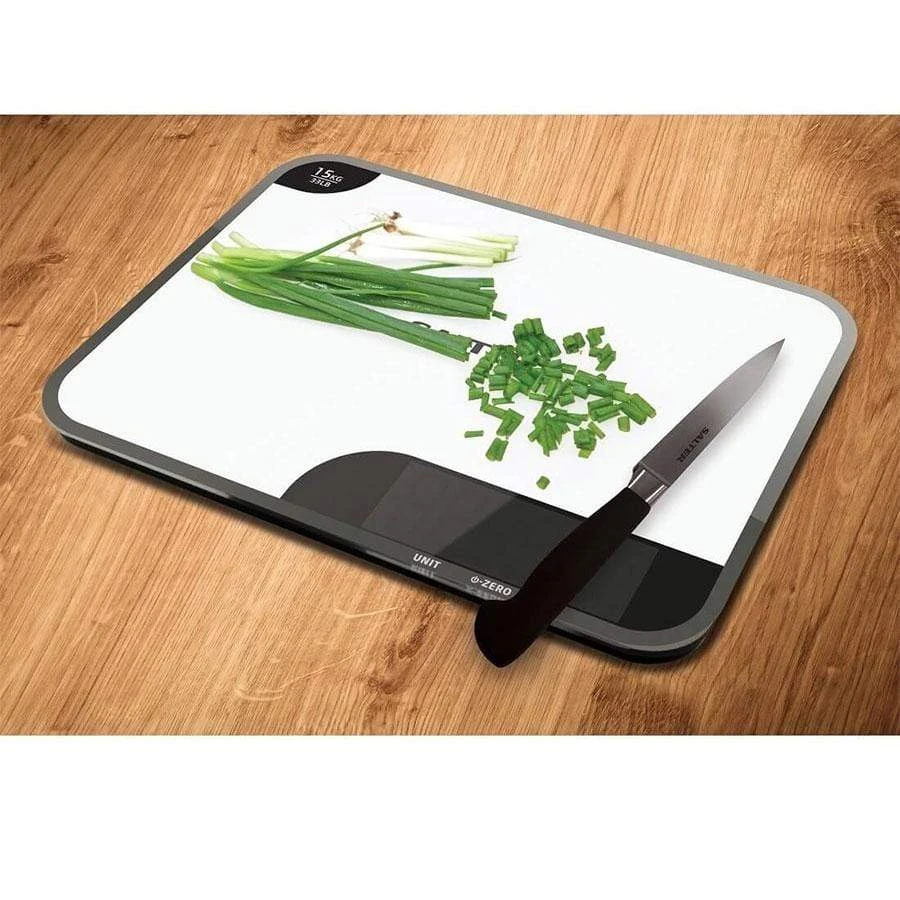 Salter 15Kg Max Chopping Board Digital Kitchen Scales 5 Salter 15Kg Max Chopping Board Digital Kitchen Scales - Image 3