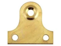 Select Glass Plates Electro Brass Csk 38Mm