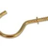 Select Shouldered Cup Hooks Electro Brass 50Mm 5 Pack -Taskers Sale Shop select shouldered cup hooks electro brass 50mm 5 pack select cup hook shoulder brass 50mm 28782719008854
