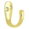 Select Single Brass Plated Robe Hook 2 Select Single Brass Plated Robe Hook -Taskers Sale Shop select single brass plated robe hook 13111035789398