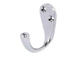 Select Single Chrome Plated Robe Hook