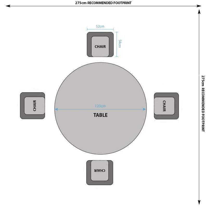 Ariel Round Dining Table & 4 Grey Boucle Lindsey Chairs 20 Ariel Round Dining Table & 4 Grey Boucle Lindsey Chairs - Image 18