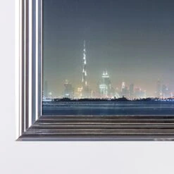 Shh Dubai Skyline Framed Wall Art -Taskers Sale Shop shh dubai skyline wall art shh 11555 dubai chr 30221794312278