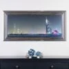 Shh Dubai Skyline Framed Wall Art -Taskers Sale Shop shh dubai skyline wall art shh 11555 dubai chr 30221795622998