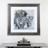 Shh One Cub Lion Family Framed Picture 90 X 90