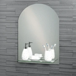 Showerdrape Greenwich Arch Mirror And Shelf