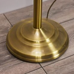 Zaragoza Floor Lamp Complete With Shade Antique Brass -Taskers Sale Shop siam floor lamp complete with shade antique brass dar siam fl a brass sia4975 w b 15344821633110