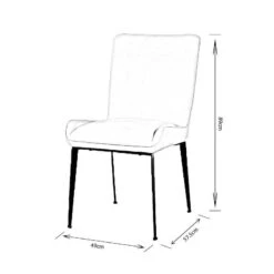 Milton Side Chair -Taskers Sale Shop side chair 1