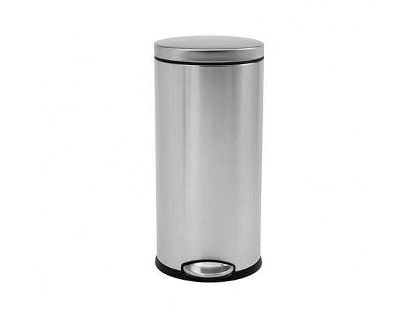 Simple Human Stainless Steel Round 30Ltr Pedal Bin 3 Simple Human Stainless Steel Round 30Ltr Pedal Bin