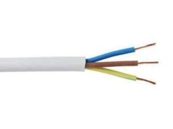 Sparkpak 3 Core White Round 7.5Mm Cable - 5Mtr Length (01090710)