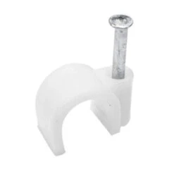 Sparkpak 5.0Mm White Round Clips