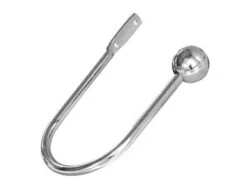 Speedy Poles Apart Satin Silver 28Mm Holdbacks - 2 Pack