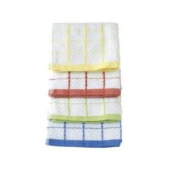 Stow Green Waffle Colour Tea Towels
