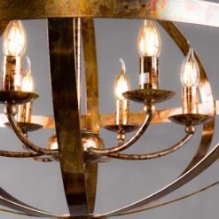 Antequera 6 Light Pendant - Copper 14 Antequera 6 Light Pendant - Copper -Taskers Sale Shop tas sym0664 6 light pendant petrol copper dar symbol 6l pend pet copper sym0664 29075702513750