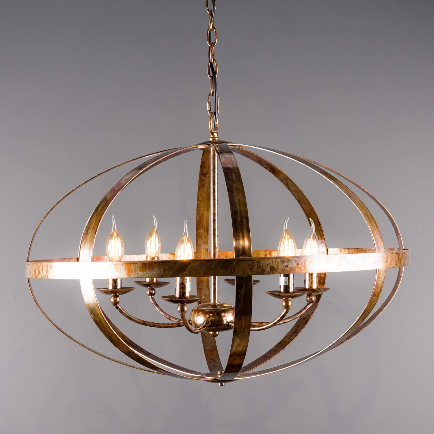 Antequera 6 Light Pendant - Copper 4 Antequera 6 Light Pendant - Copper - Image 2