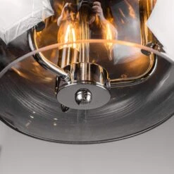 3 Light Smoked Glass Black And Chrome Ball Pendant 9 3 Light Smoked Glass Black And Chrome Ball Pendant -Taskers Sale Shop tassm011783350s 3 light smoked glass black and chrome ball pendant s light sphere 3l pend smoke gls blk ch 29075725746262