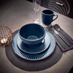Tower Empire Blue 16 Piece Dinner Set 15 Tower Empire Blue 16 Piece Dinner Set -Taskers Sale Shop tower empire blue 16 piece dinner set rkw tower empire dinner set blue 16p 16505027297366