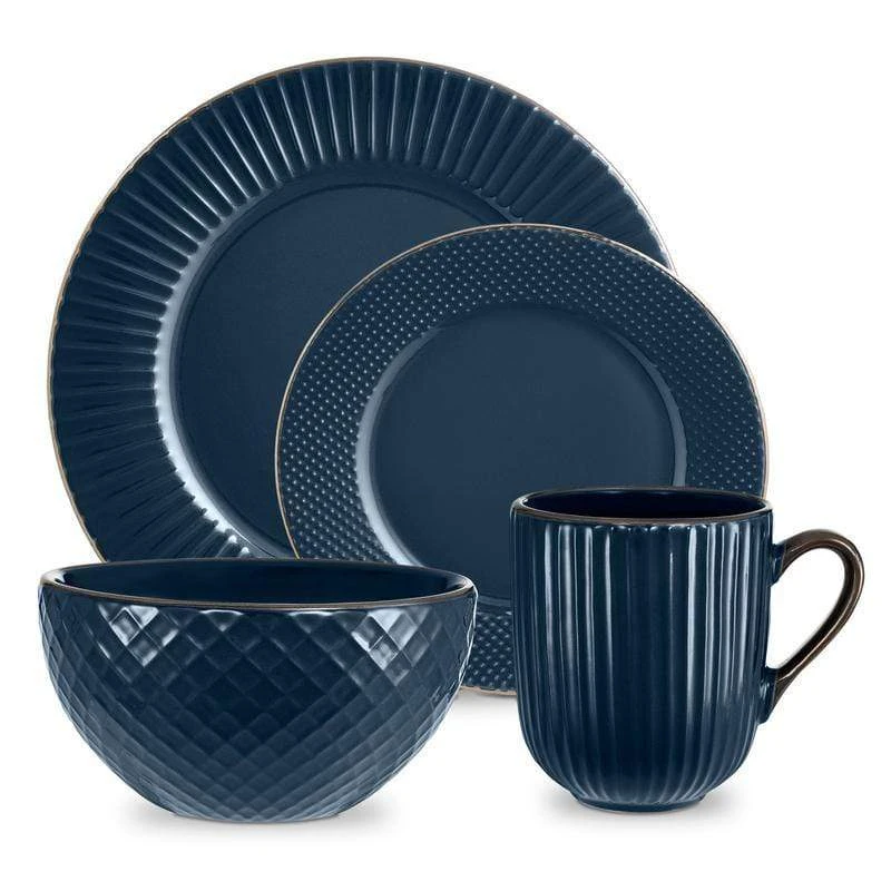 Tower Empire Blue 16 Piece Dinner Set 3 Tower Empire Blue 16 Piece Dinner Set