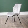 Vancouver Silver Velvet Dining Chair 1 Vancouver Silver Velvet Dining Chair -Taskers Sale Shop vancouver light grey velvet dining chair bazhou vancover chair silver velvet 28817695146070
