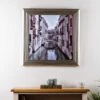 Venice 2 - Silver Frame 75 X 75Cm