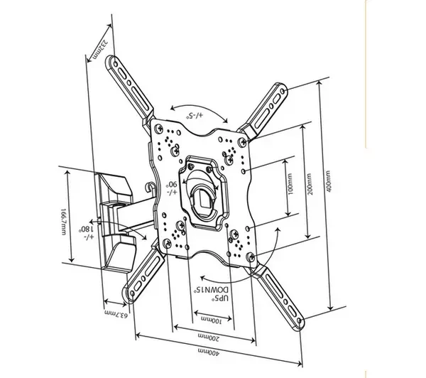 Vivanco Bfmo6040 Tv Wmount Fulmotion 55 8 Vivanco Bfmo6040 Tv Wmount Fulmotion 55 - Image 6