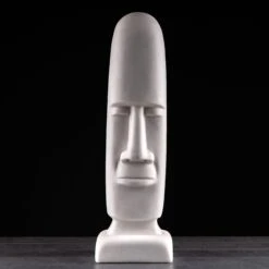 White Easter Island Head 70cm 9 White Easter Island Head 70cm -Taskers Sale Shop white easter island head 70cm enigma ms296 easter island head marble 70cm 29616443949142