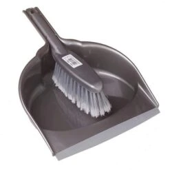 Grey Dustpan & Brush Set