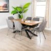Winslow Dining Table & 6 Toronto Grey Chairs -Taskers Sale Shop winslow dining table 6 toronto grey chairs 60006099 31432313536598