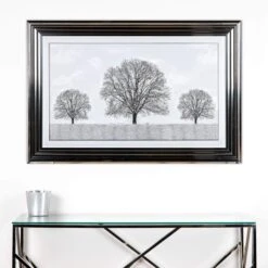 Winter Tree Framed Picture - 114cm X 74cm