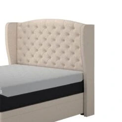 Tempur® Woodbridge Headboard -Taskers Sale Shop woodbridge ottoman bedframe angled mattress smartcool soho natural