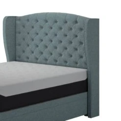 Tempur® Woodbridge Headboard -Taskers Sale Shop woodbridge ottoman bedframe angled mattress smartcool soho teal
