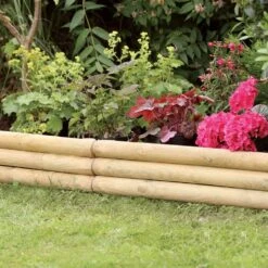 Zest Border Edging Log Panel